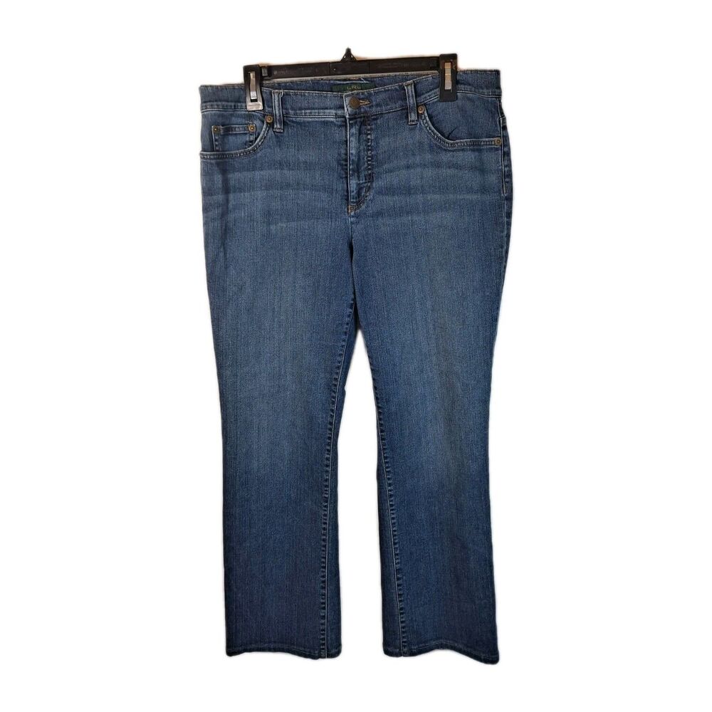 LRL Lauren Jeans Co. Ralph Lauren Women's Jeans Size 14 (34 x 28) Straight